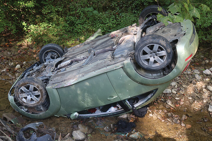 None injured in crash at Big Creek
